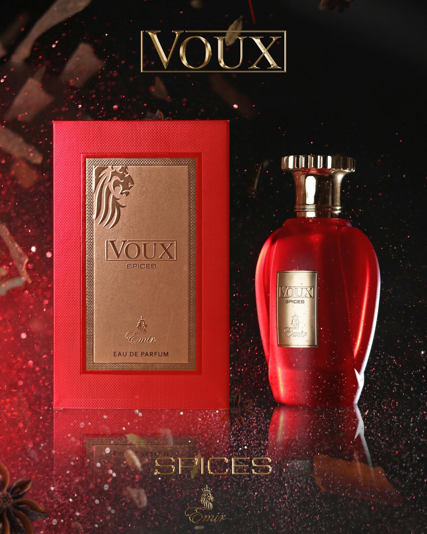 PARIS CORNER Voux Spices Emir – Parfum Boisé Épicé 100ML