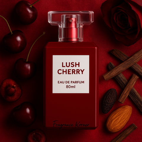 Lush Cherry eau de parfum fruitée boisée femme élégante