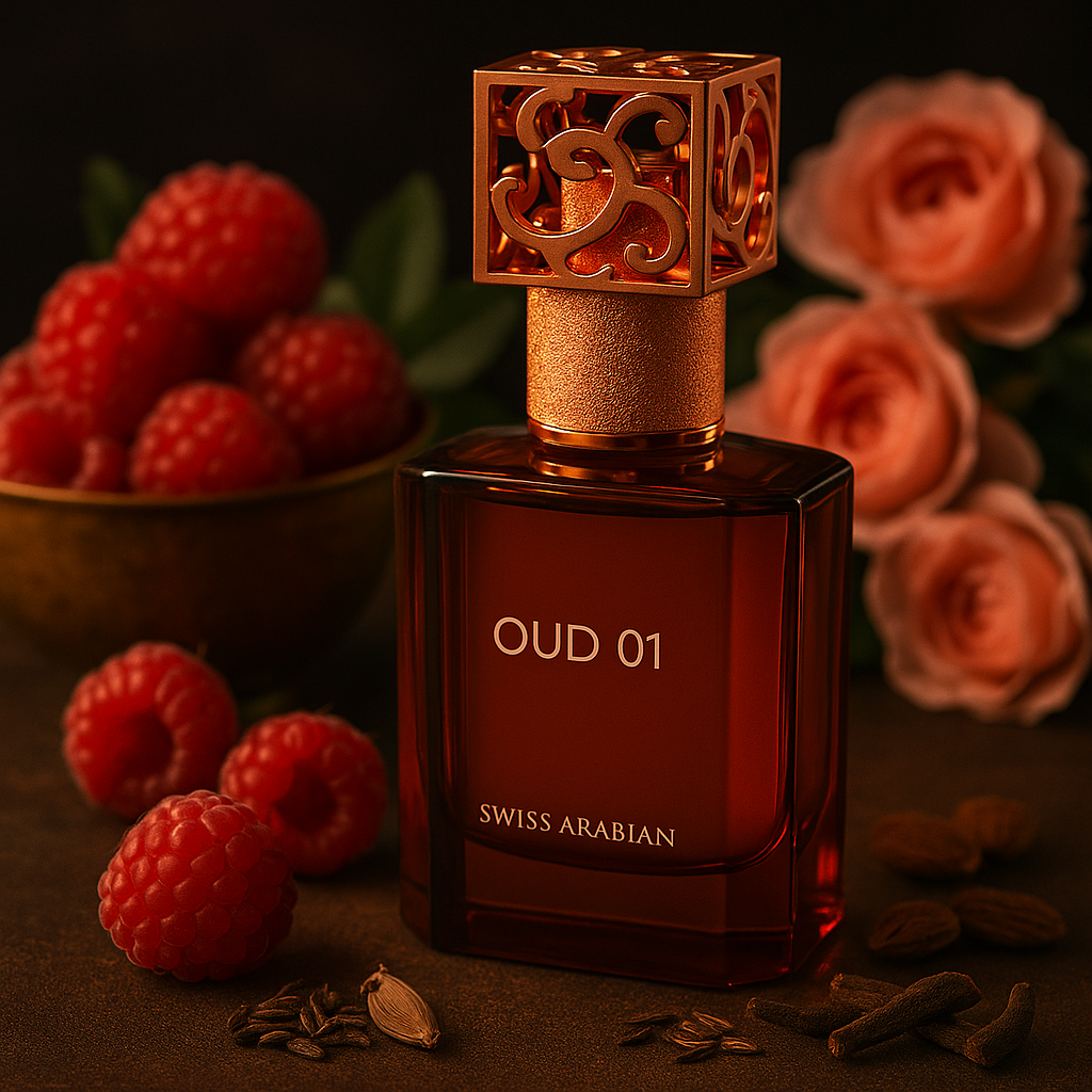 Flacon parfum Swiss Arabian OUD 01 satin oud baroque 50ML