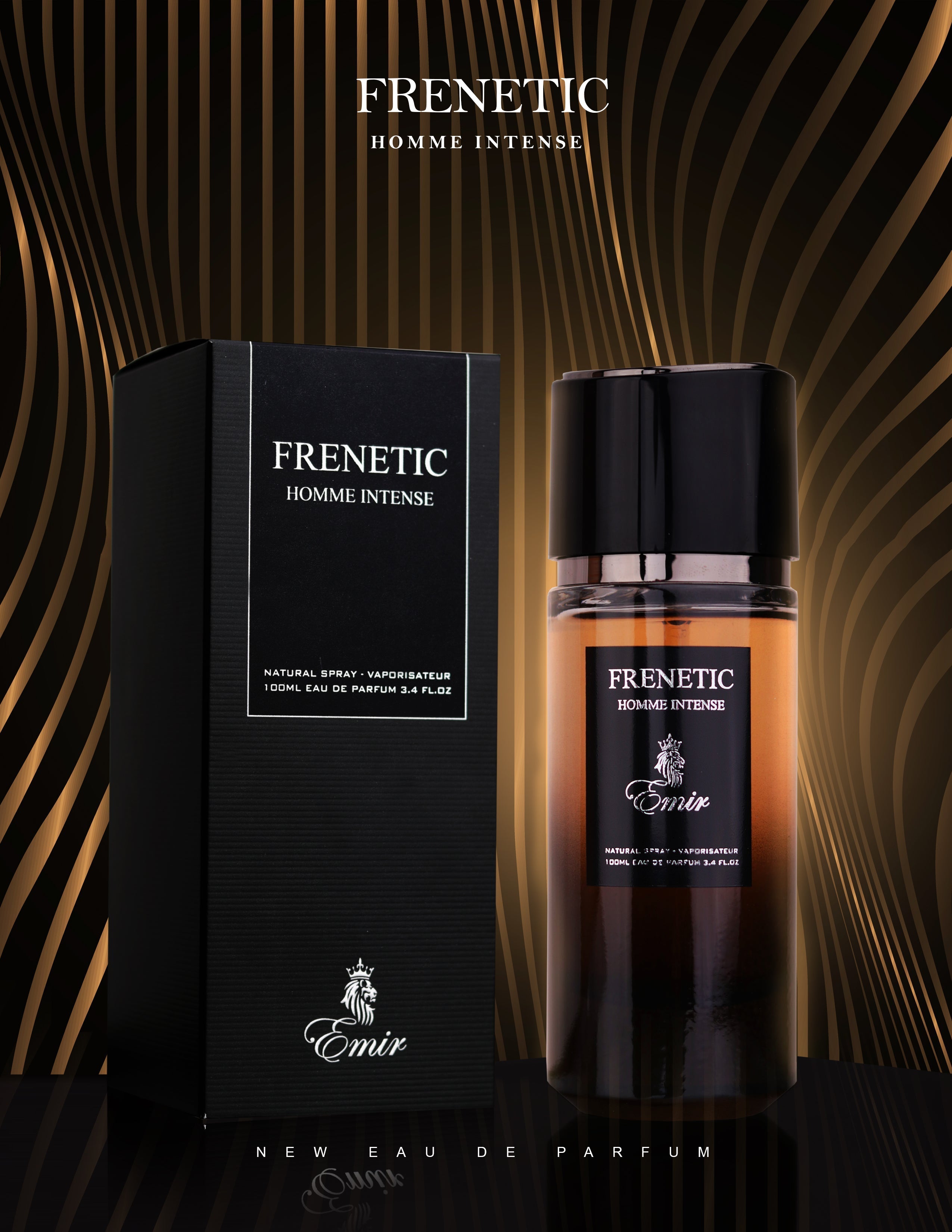 PARIS CORNER Frenetic Homme Intense Eau de Parfum 80ML