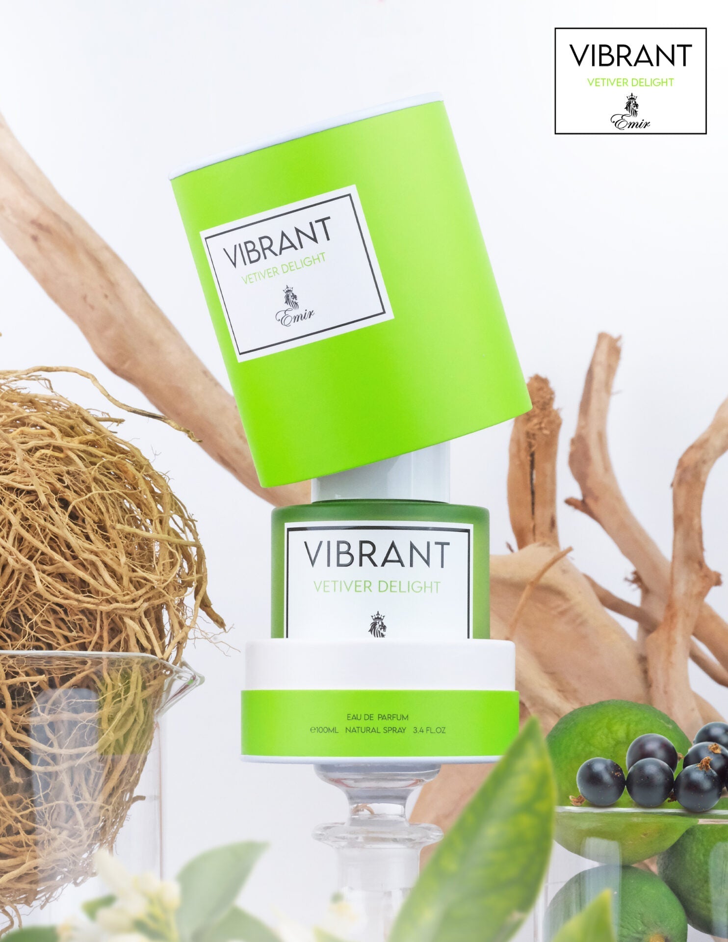 PARIS CORNER – Parfum Vétiver Unisexe 100ML Boisé