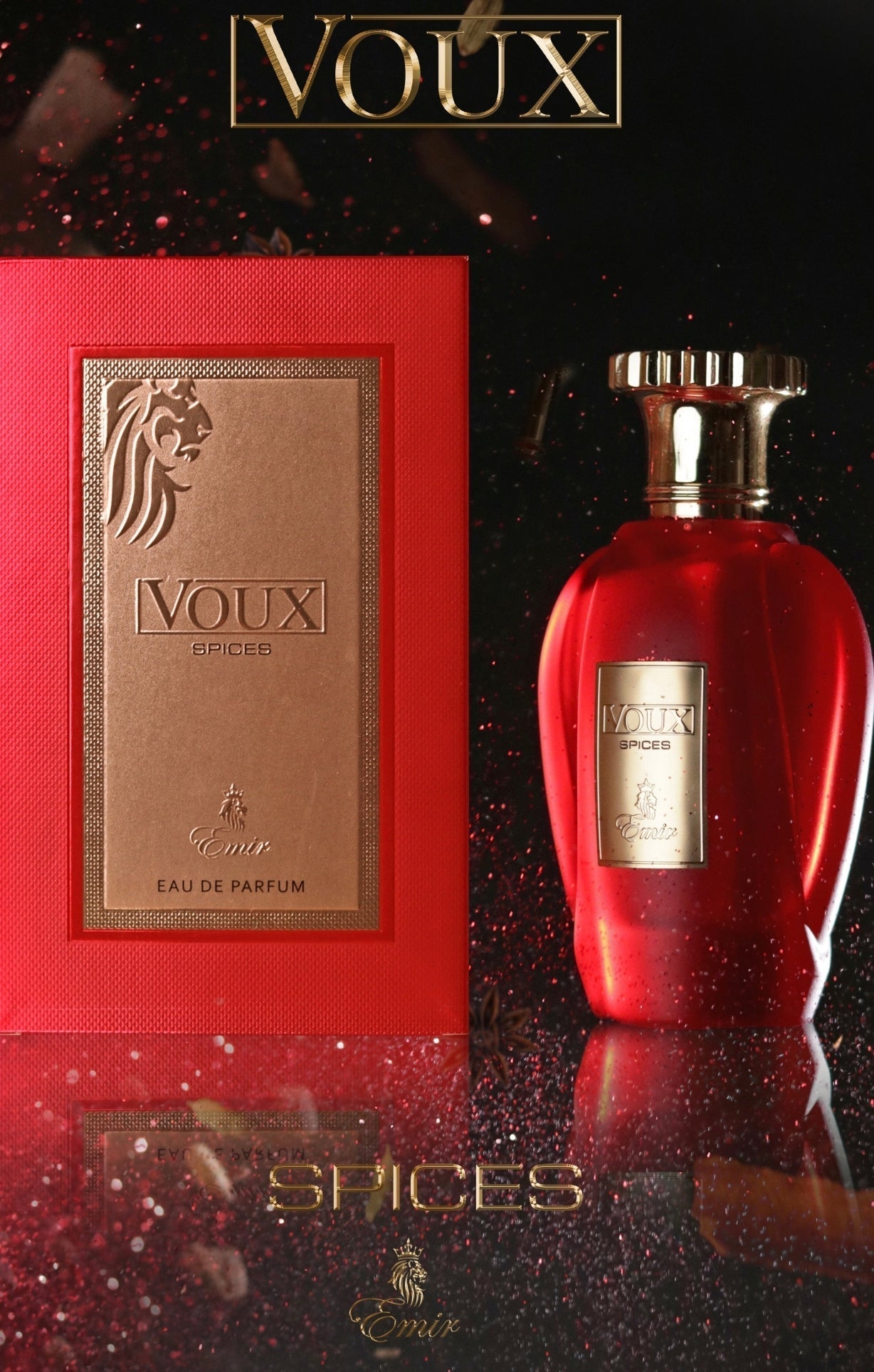PARIS CORNER Voux Spices Emir – Parfum Boisé Épicé 100ML